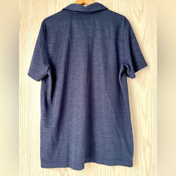 OAKLEY Aero Ellipse 2.0 Performance Golf Polo In Team Navy Size XL EUC - Picture 6 of 6